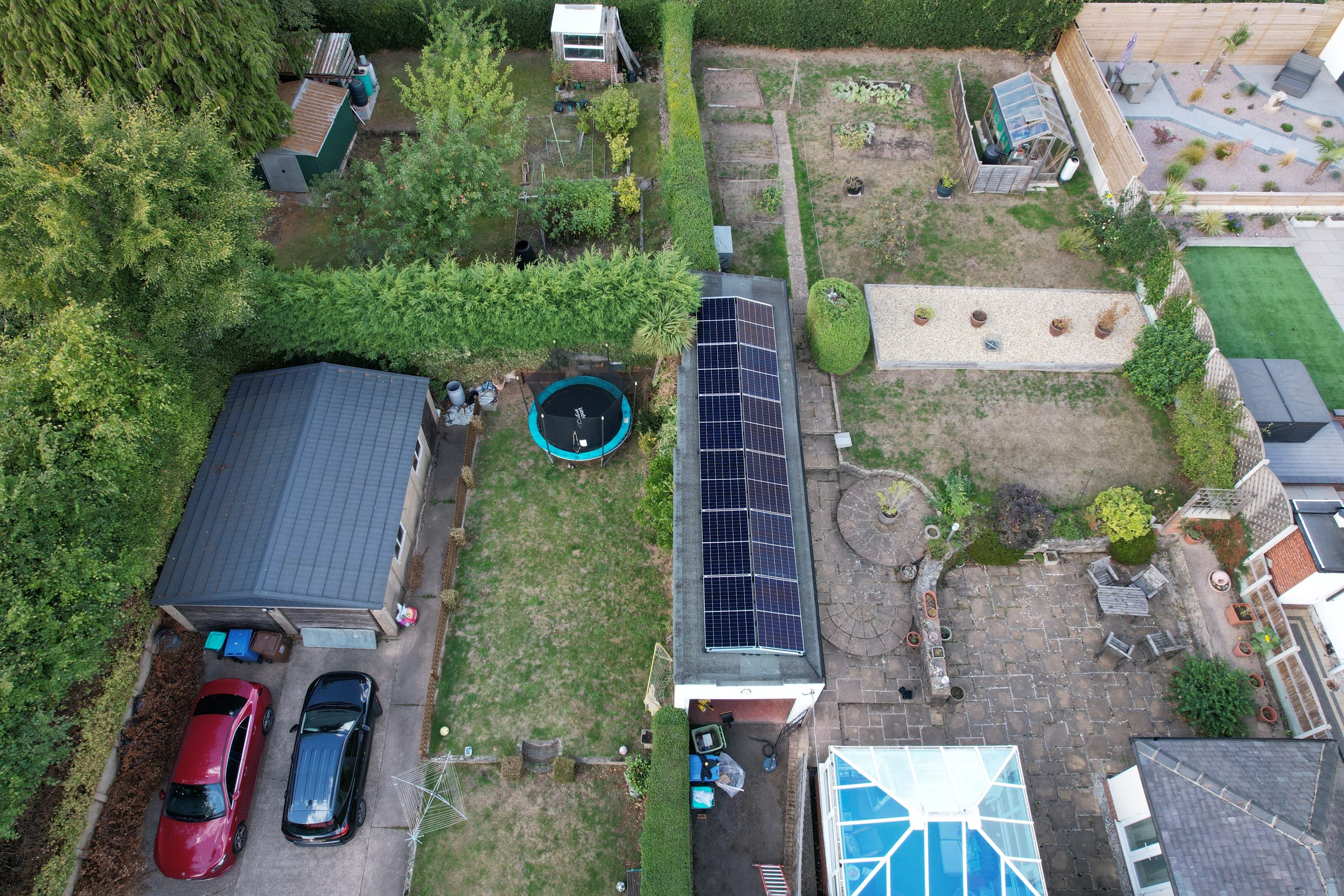 Flat Roof Solar PV in Mansfield